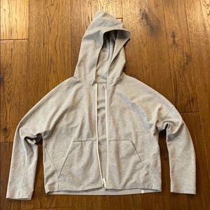 Women’s Athleta cropped zip-up sweatshirt, medium